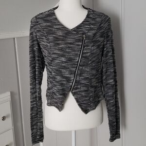 Miss Chievous Lightweight Moto Style Sweater